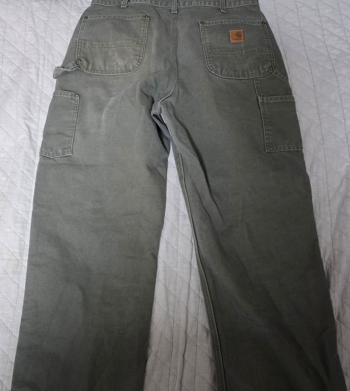 [36X34] 빈티지 칼하트 더블니 MOS 굿컨디션 워크팬츠 M-2 상품이미지5