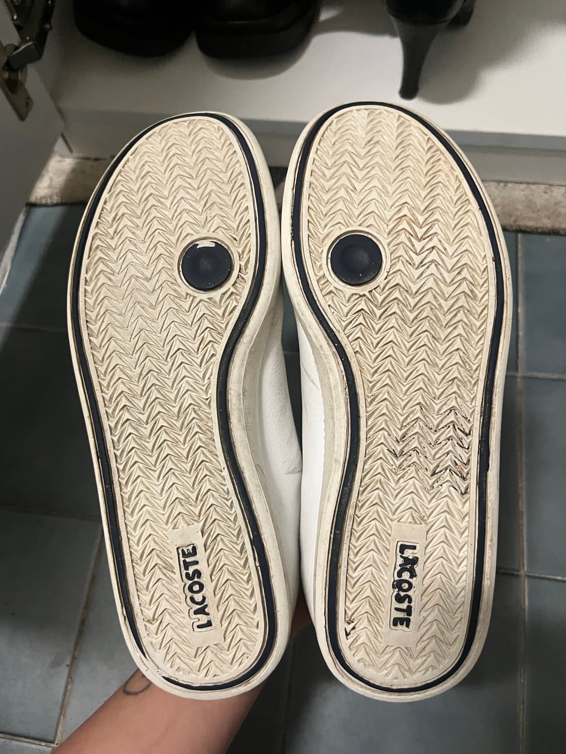 라코스테 흰색 스니커즈 상품이미지3