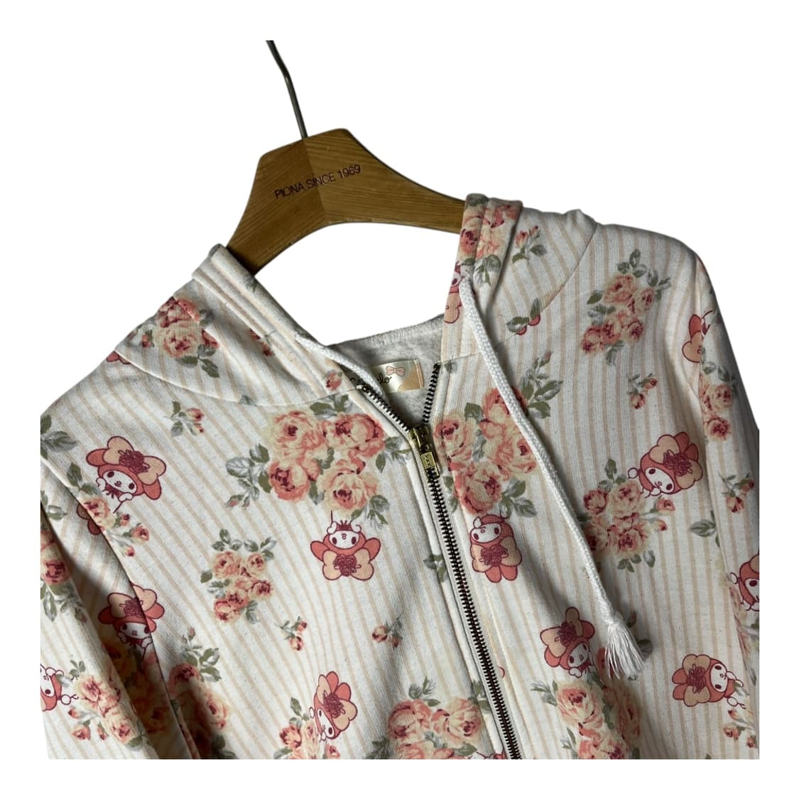 [Lizmelo] 리즈리사 x 마이멜로디 플라워 후드집업 상품이미지3