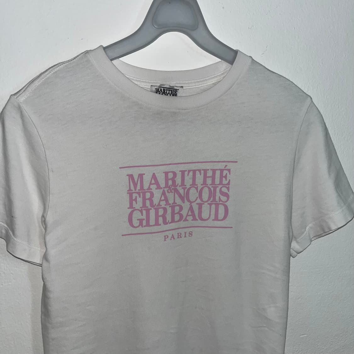 Marithé François Girbaud white t-shirt 상품이미지5