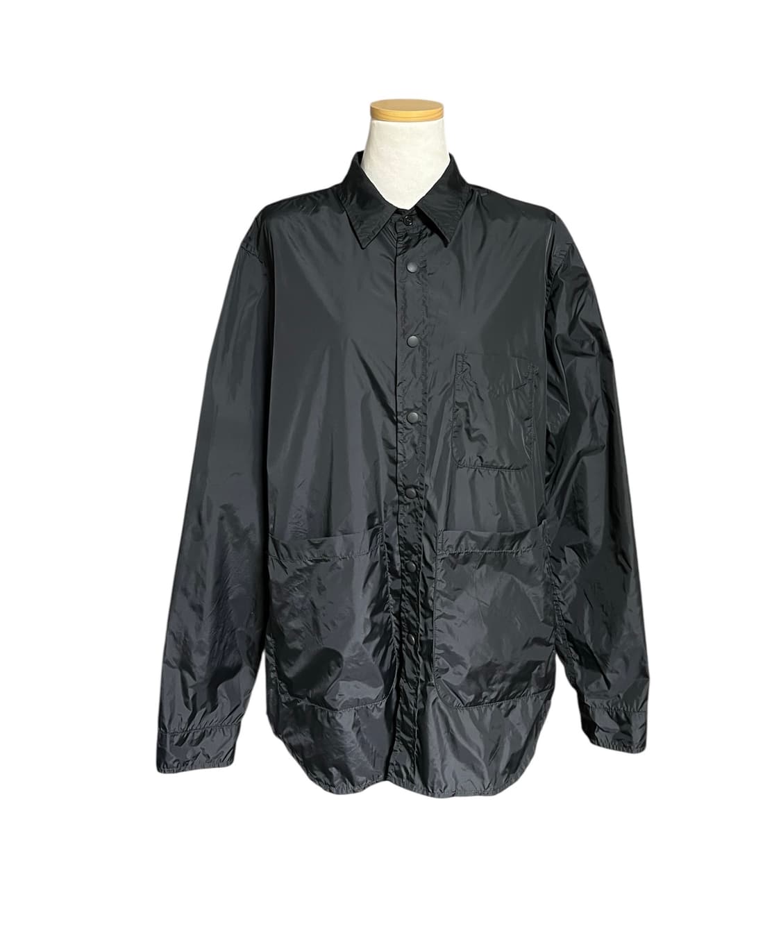 아스페시 바람막이 셔츠 쟈켓  블랙 상품이미지5