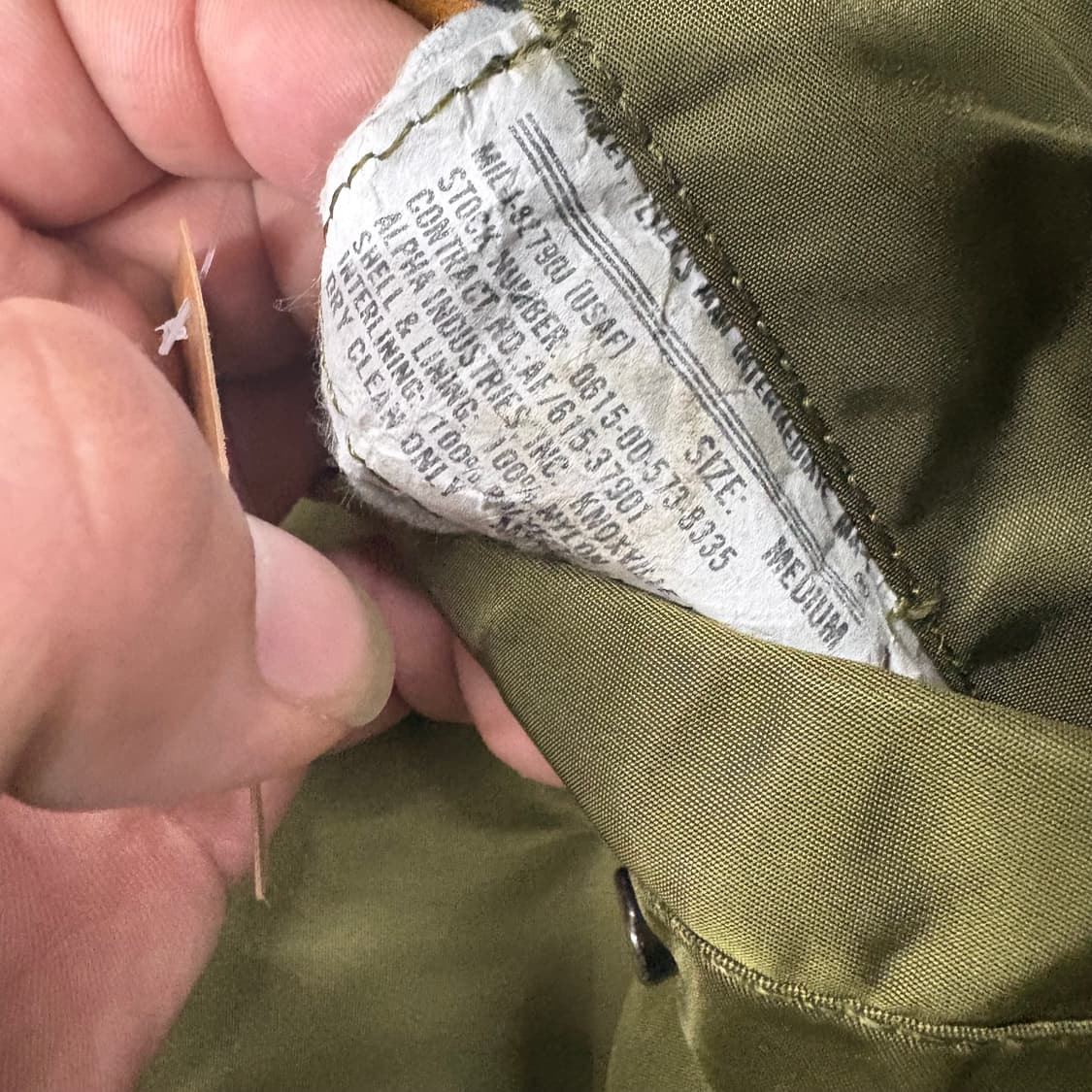 (95)알파인더스트리MA-1 상품이미지4