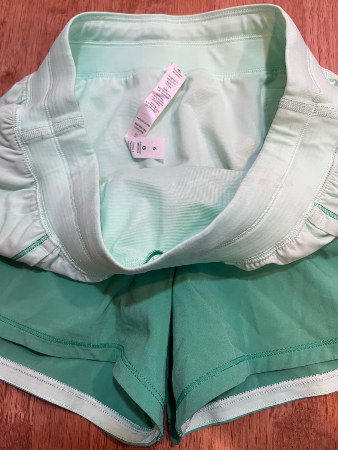 룰루레몬 여성 그린 런닝쇼츠 런닝팬츠 트레이닝바지 상품이미지7