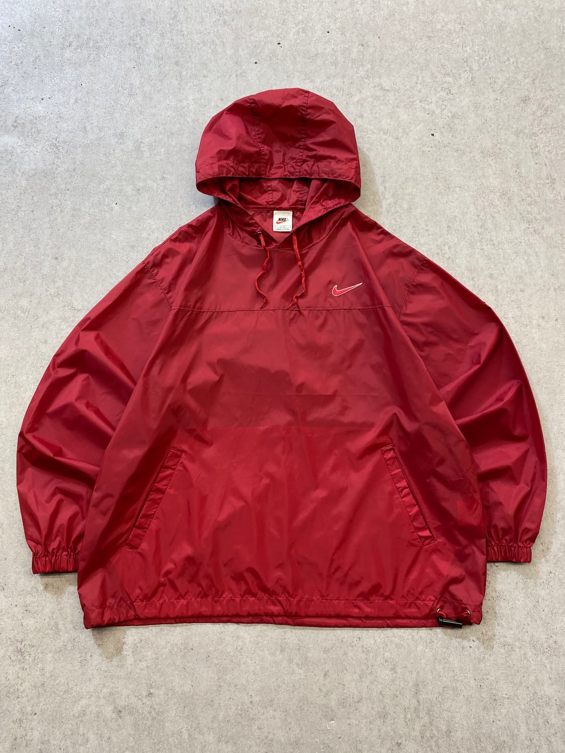 [L] 90-00s Nike 나이키 올드스쿨 나일론 풀오버 후디 상품이미지1