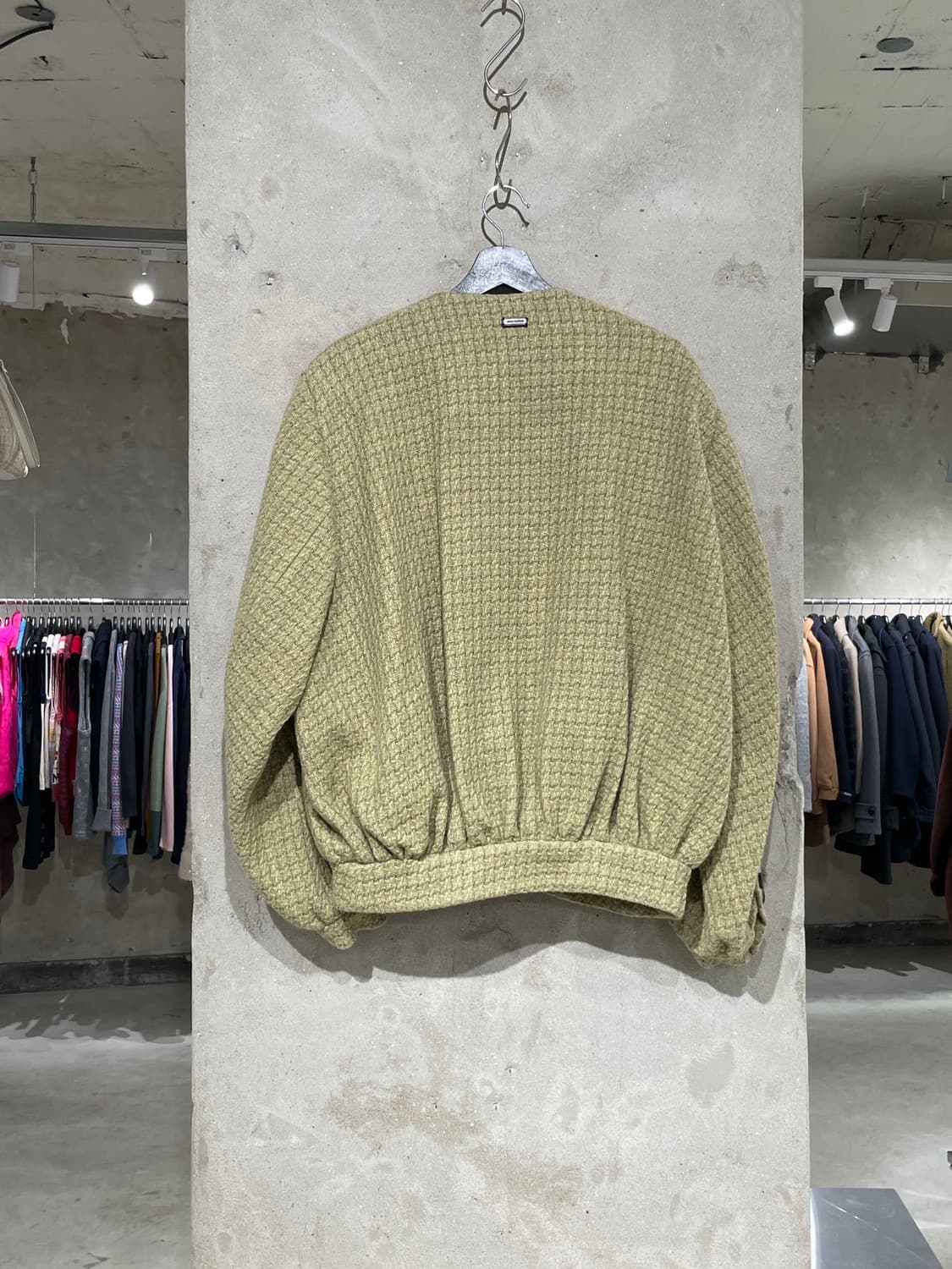 아더에러 그린 아테 트위드 블루종 자켓 상품이미지6