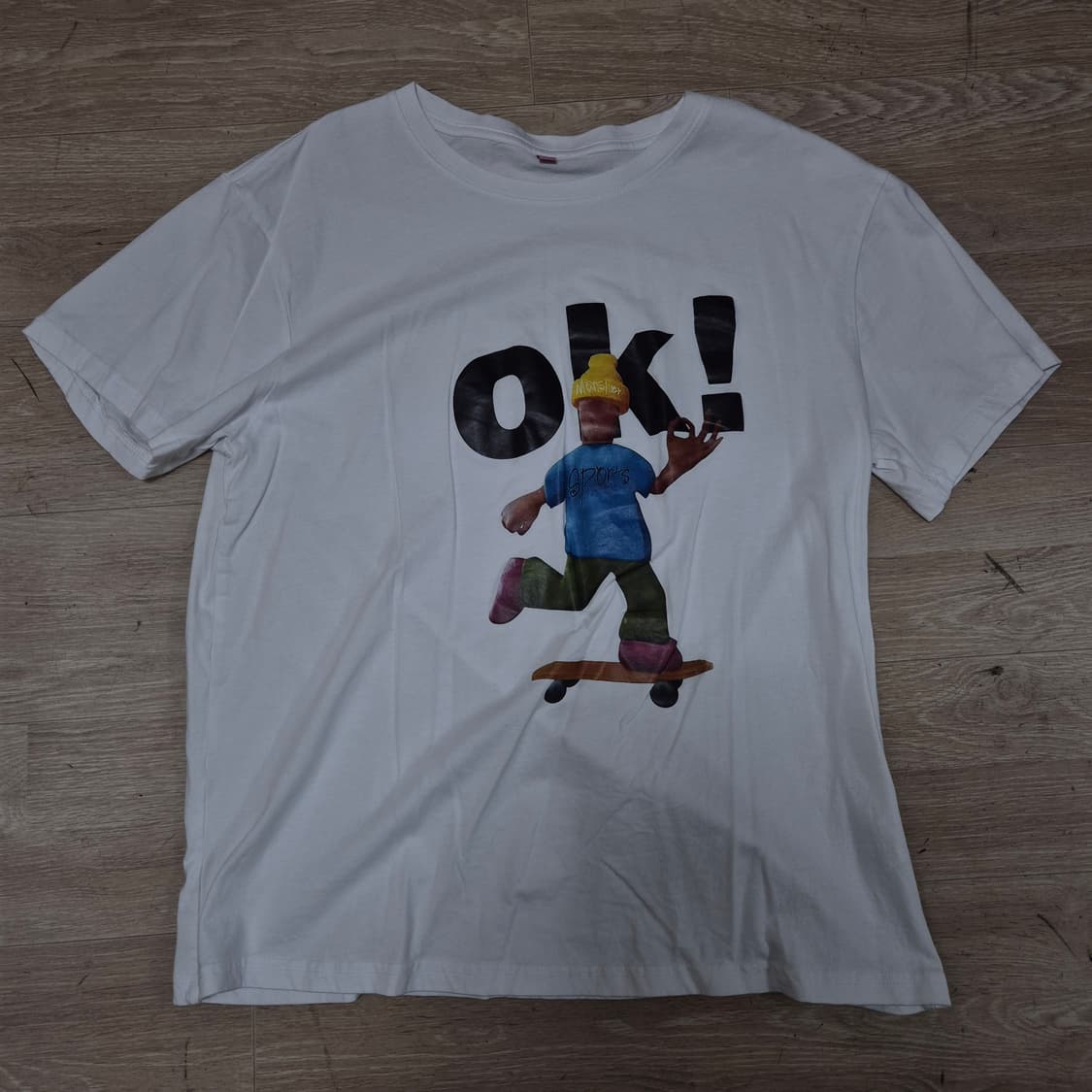 OK 옥히 유니크 토이 프린팅 오버핏 반팔티 3XL(115) 상품이미지1