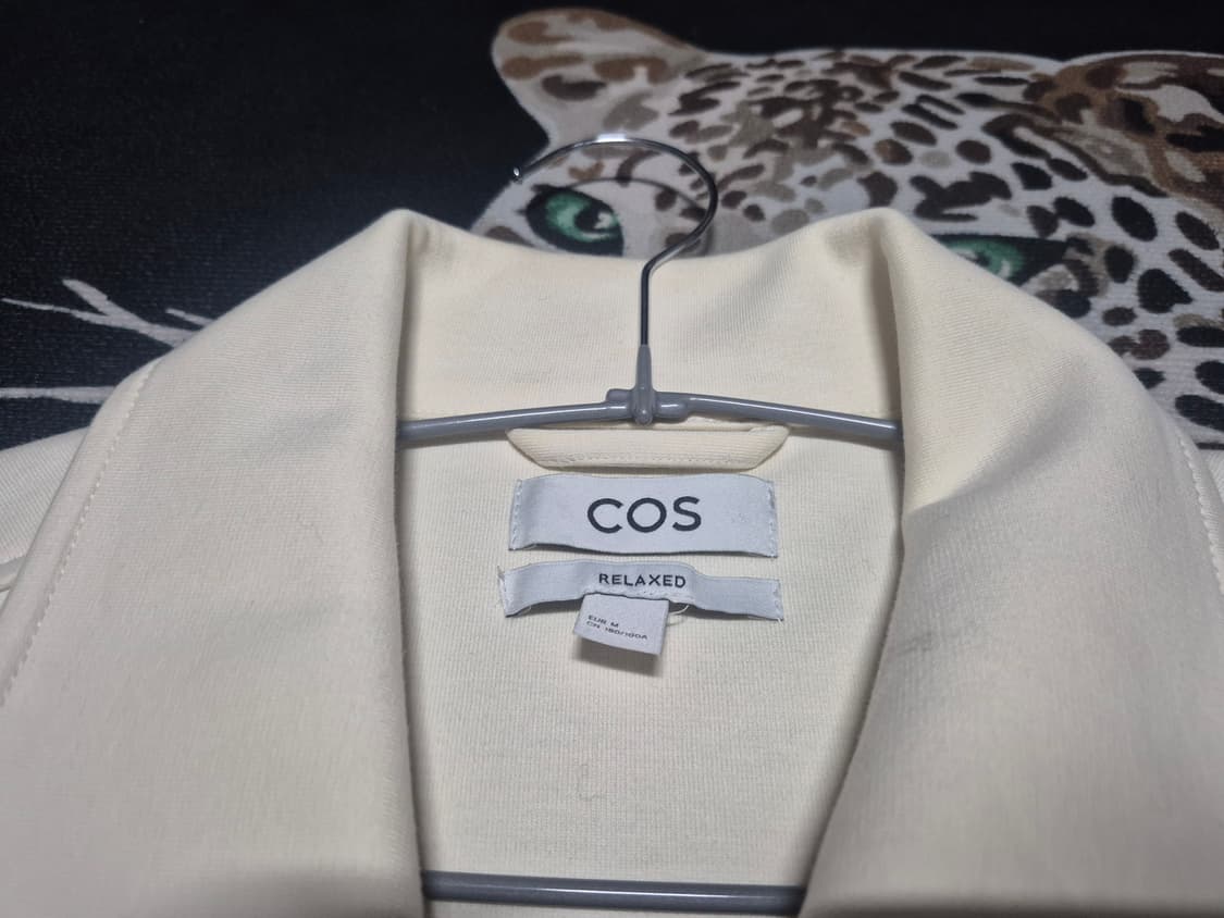 코스 COS 릴렉스드 미니멀 워크 자켓 M 크림 상품이미지2