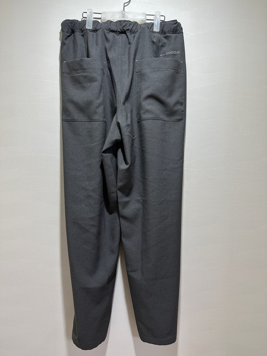 [XL] 앤드원더 멜란지 트윌 와이드 팬츠 상품이미지8