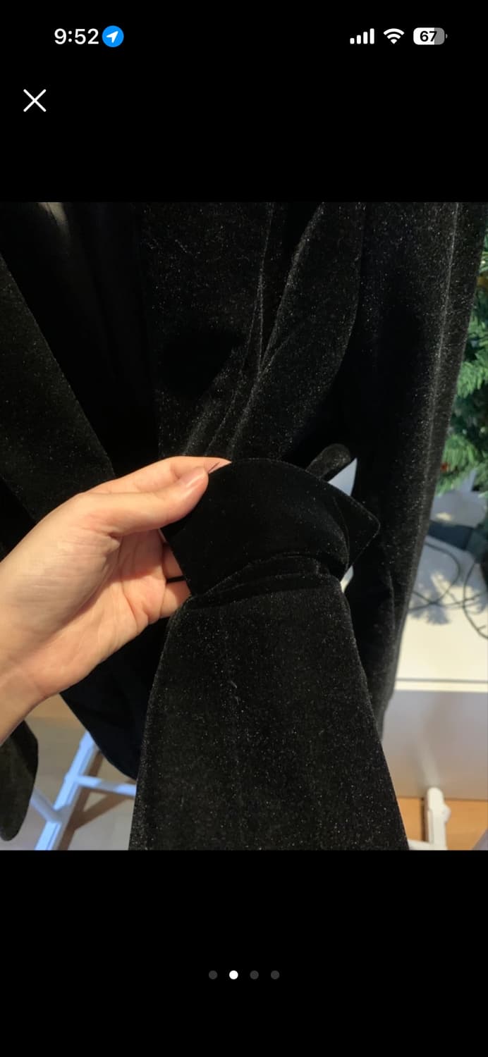 검정 벨벳 블레이저 상품이미지2