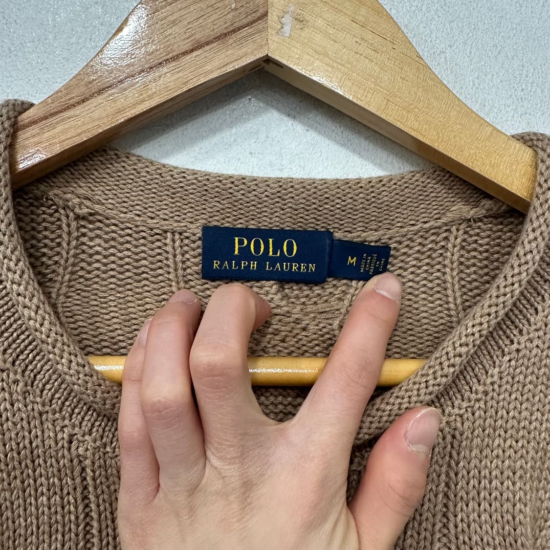 폴로 랄포로렌 코튼 케이블 니트 상품이미지3