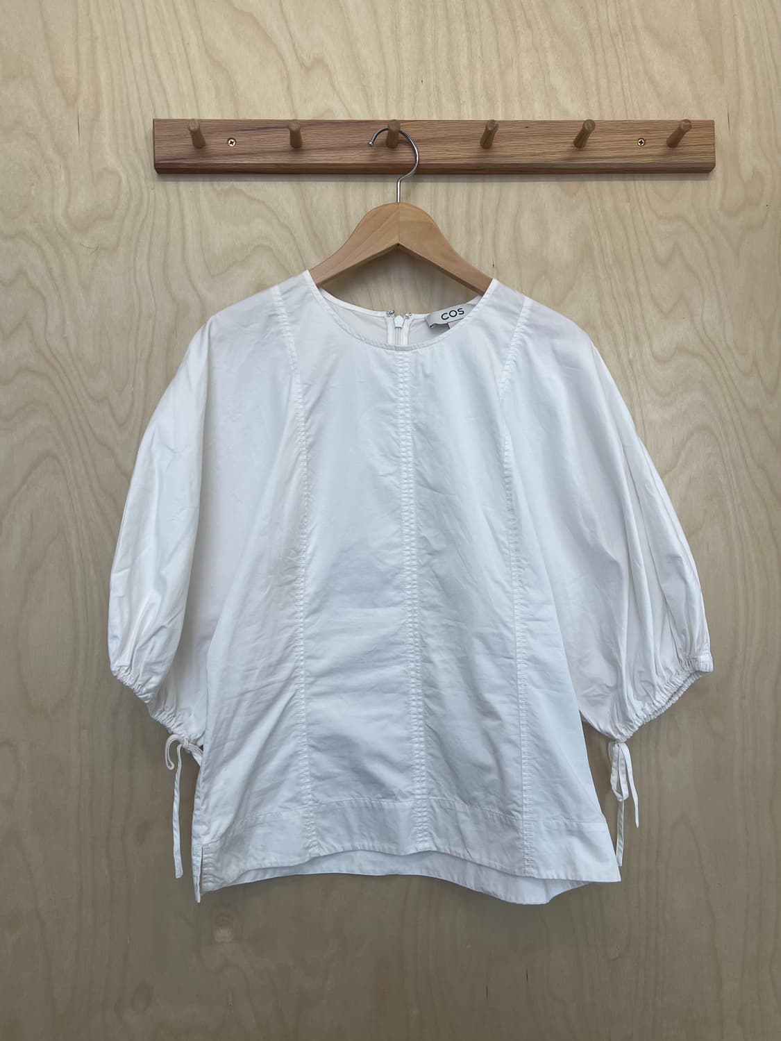 COS 코스 블라우스 화이트 상품이미지1