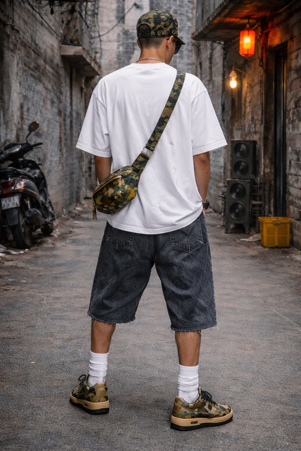 A BATHING APE 베이프 컬리지 로고 반팔 티셔츠 상품이미지2