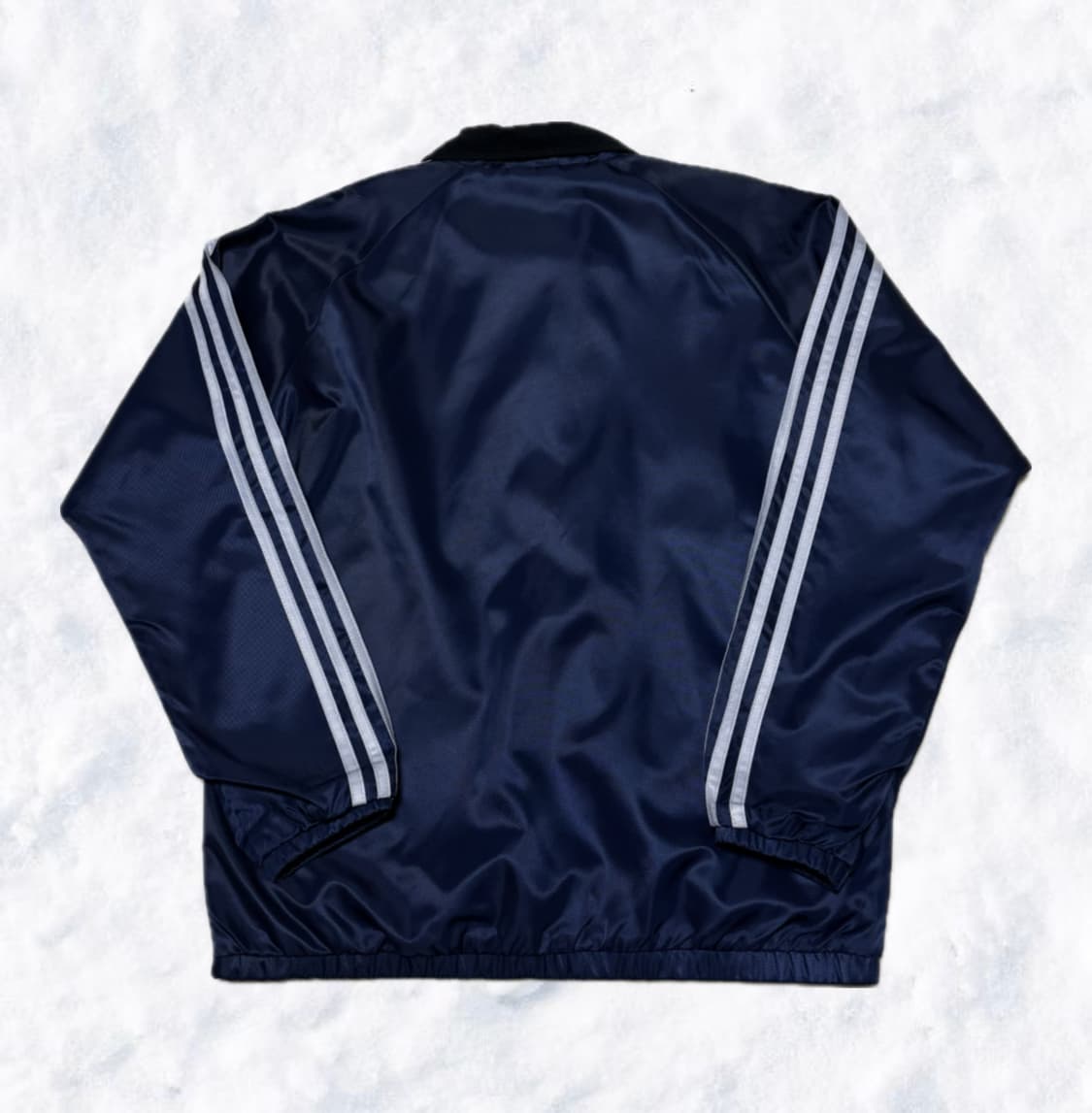 아디다스 일본 딥네이비 / 실버 유광 바람막이 상품이미지3