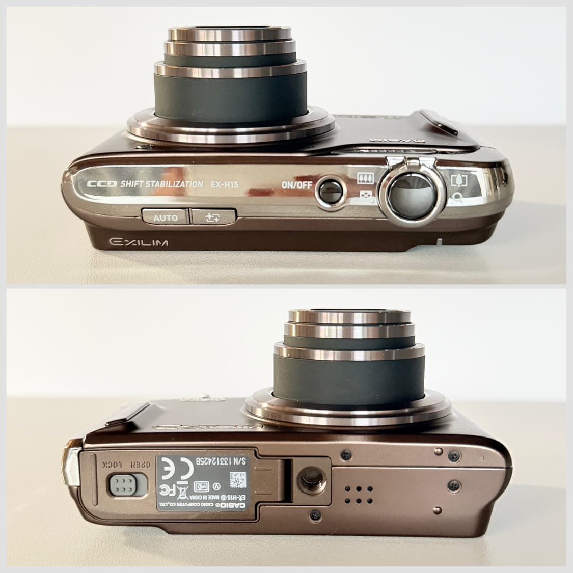 ✨츄 디카 ✨CASIO 카시오 EX-H15 쵸코브라운🤎 상품이미지6