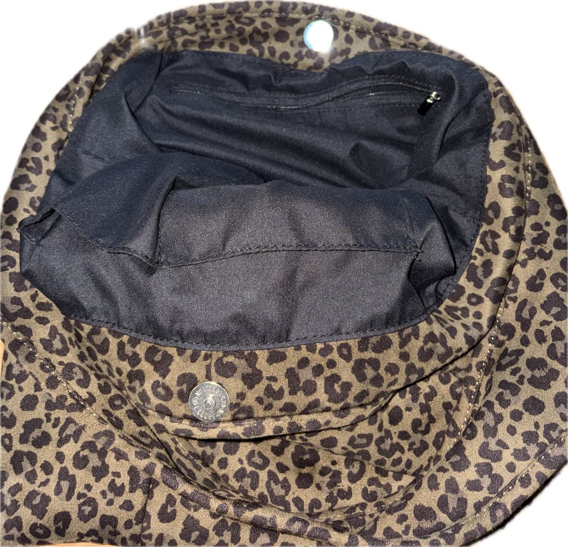 스웨이드 레오파드 호피 숄더백 상품이미지2