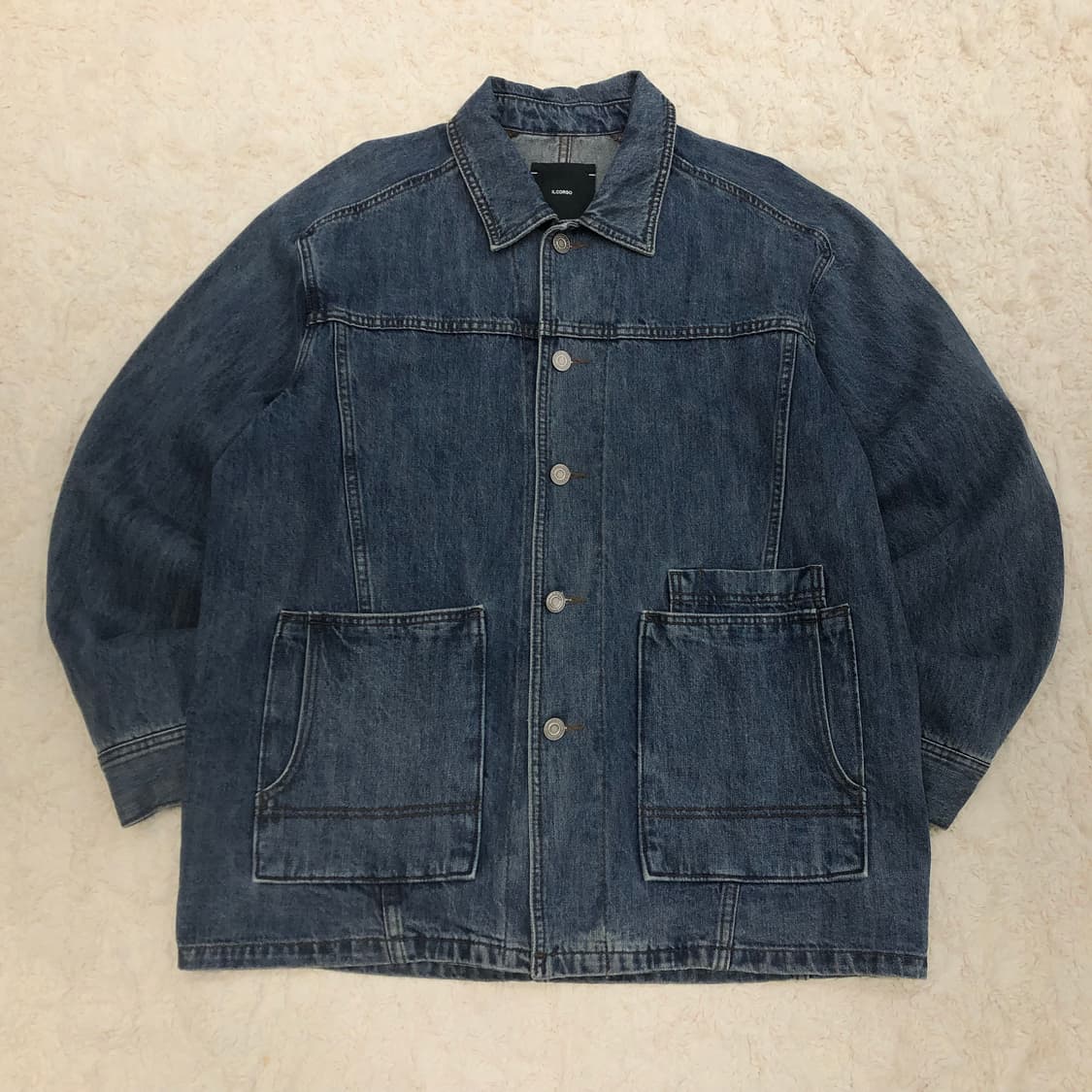 일꼬르소 데님 초어 자켓 상품이미지1