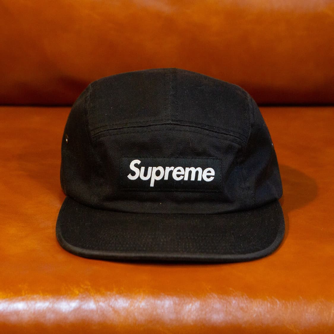 슈프림 캠프캡 블랙 상품이미지1