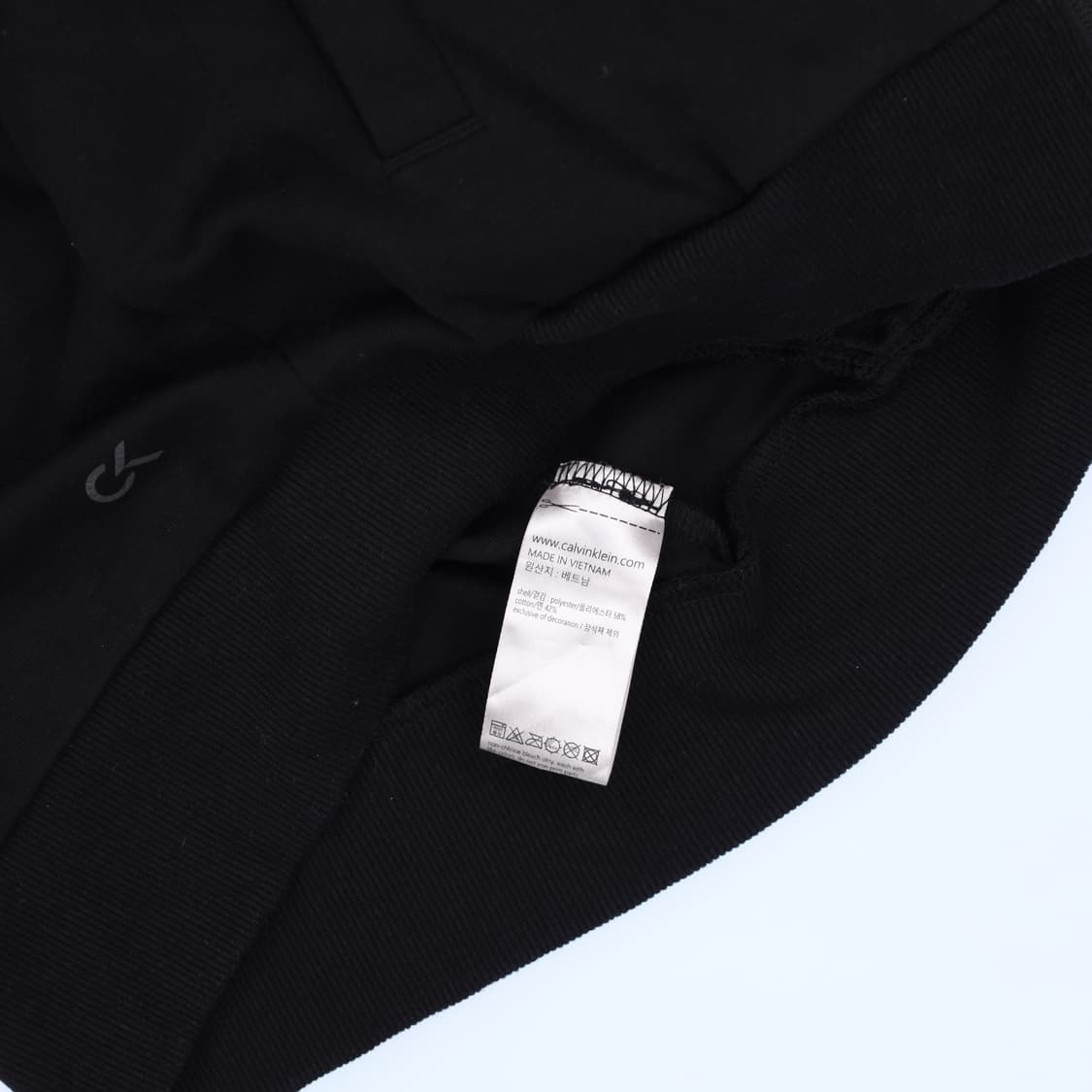 [M/M] 캘빈클라인 여성 블랙 후드집업 1212H1 상품이미지4