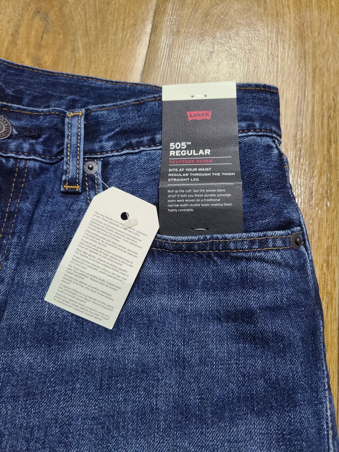 리바이스 505 셀비지 데님 (00505-2092) 상품이미지5