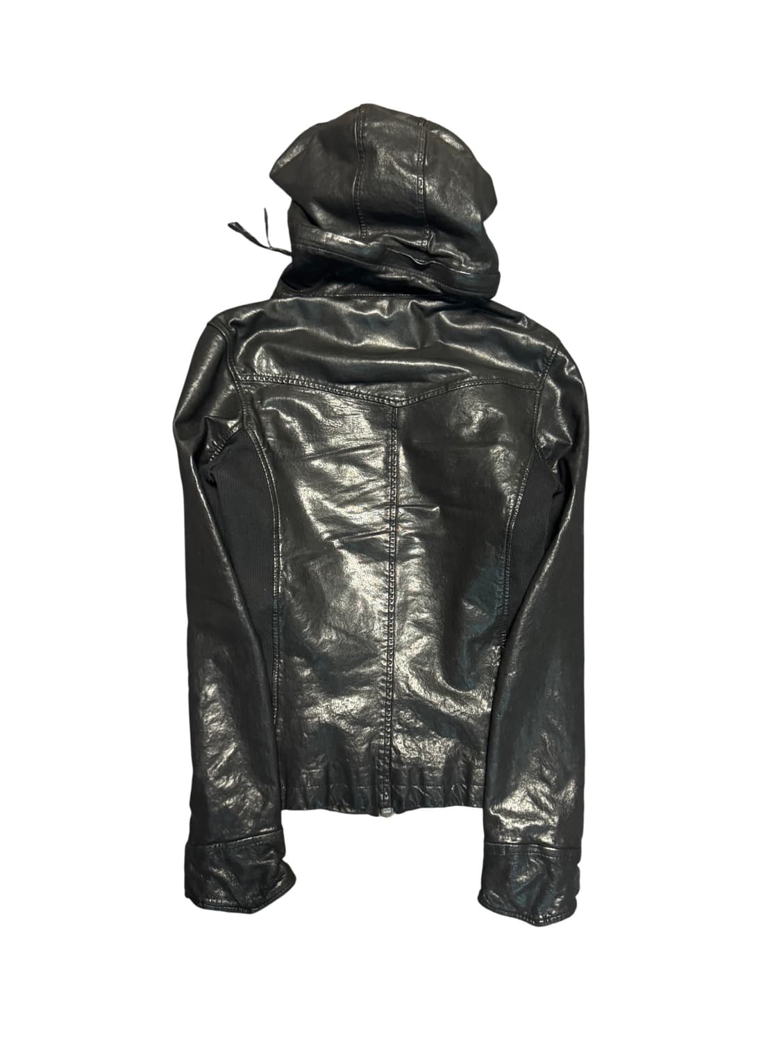 Buffalo Babs leather hooded jacket 상품이미지2