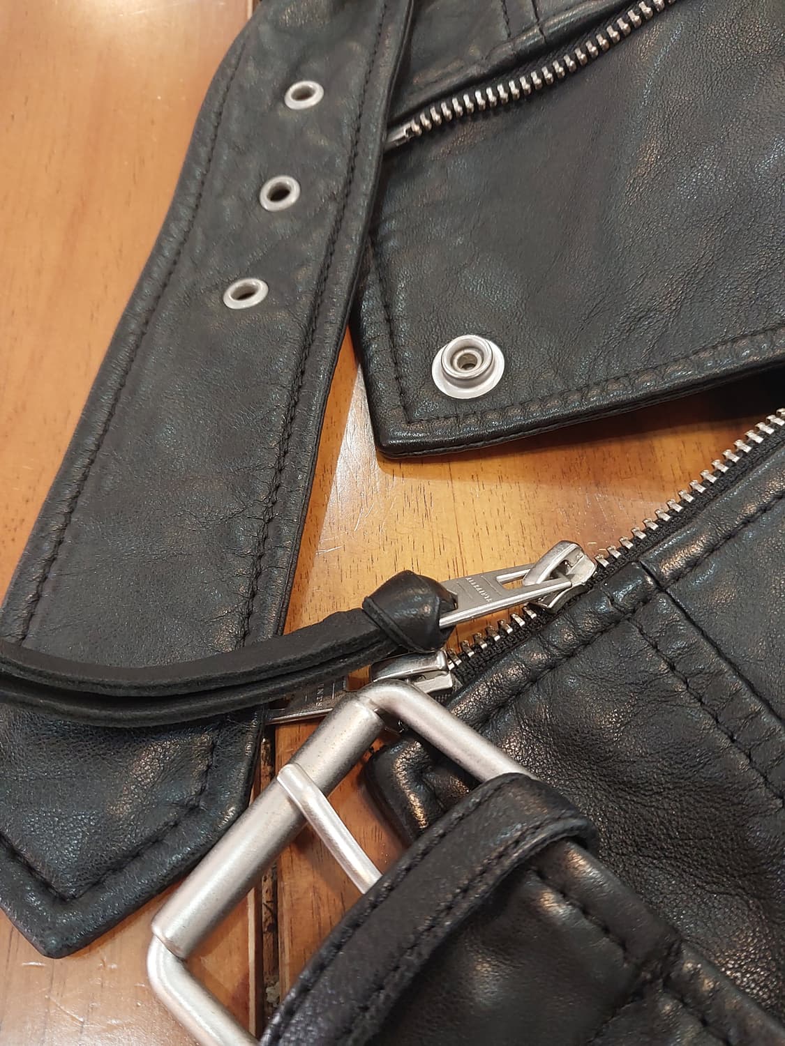 올세인츠 양가죽 라이더자켓 Torrance 95사이즈 상품이미지6