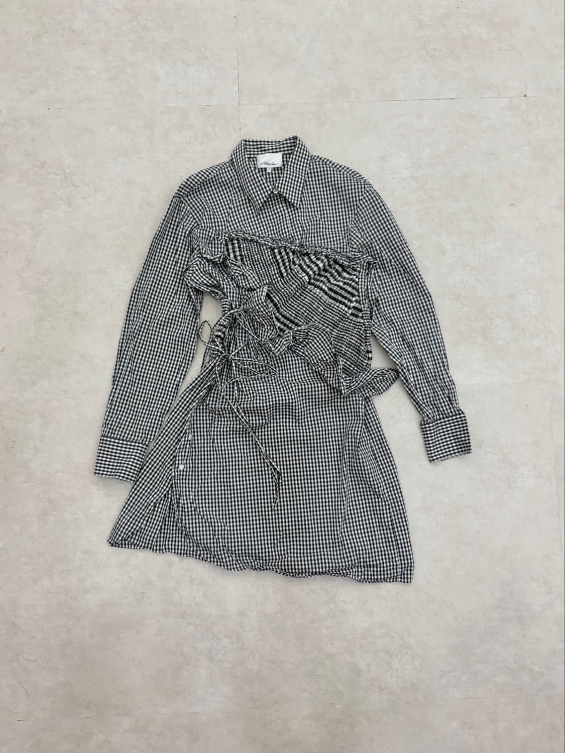 3.1 phillip lim check shirring dress 상품이미지4