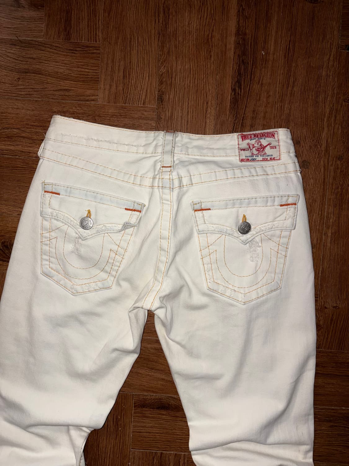 트루릴리젼 부츠컷 화이트 데님팬츠 상품이미지8