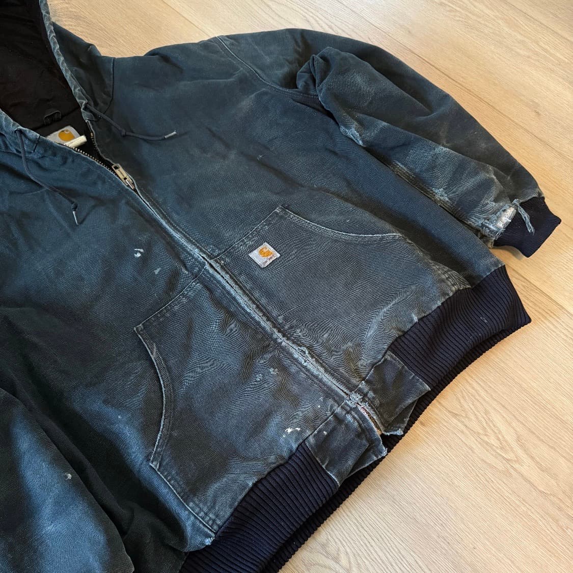 [XL] 빈티지 칼하트 디스트레스드 액티브 자켓 J140 BLK 상품이미지5
