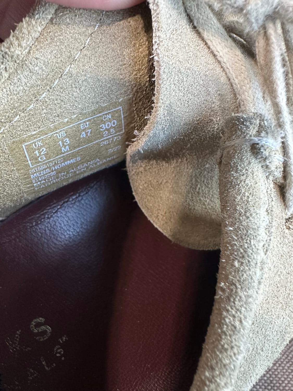 클락스 왈라비 메이플 색상 300 사이즈 상품이미지6