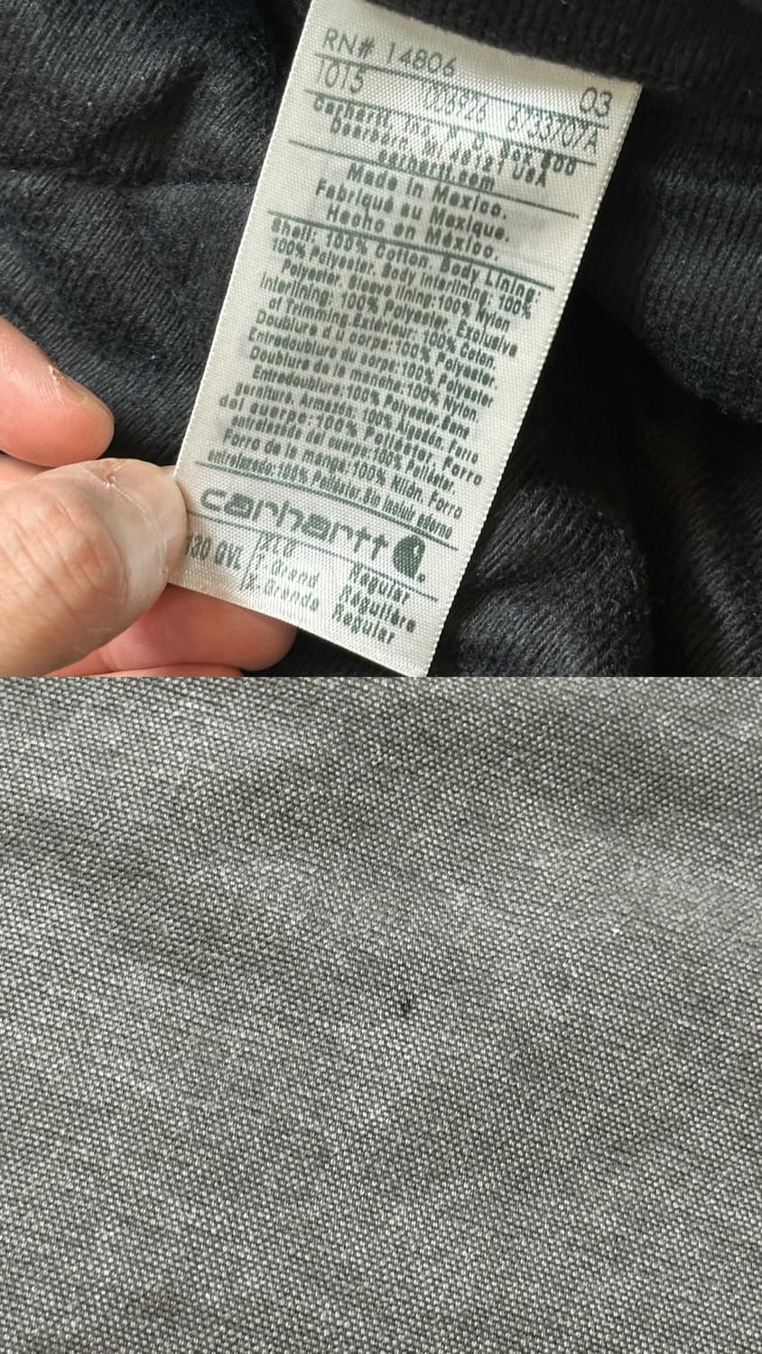 OG 칼하트 J130 액티브 자켓 칼하트 GVL 그레이 상품이미지9