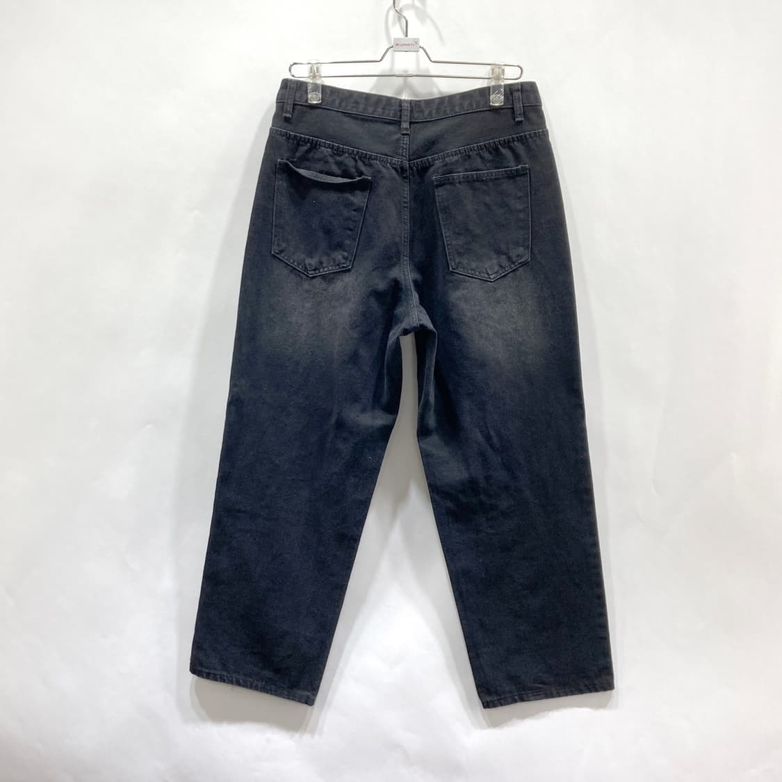 데님앤데님 와이드핏팬츠 블랙 32 영구제 상품이미지3