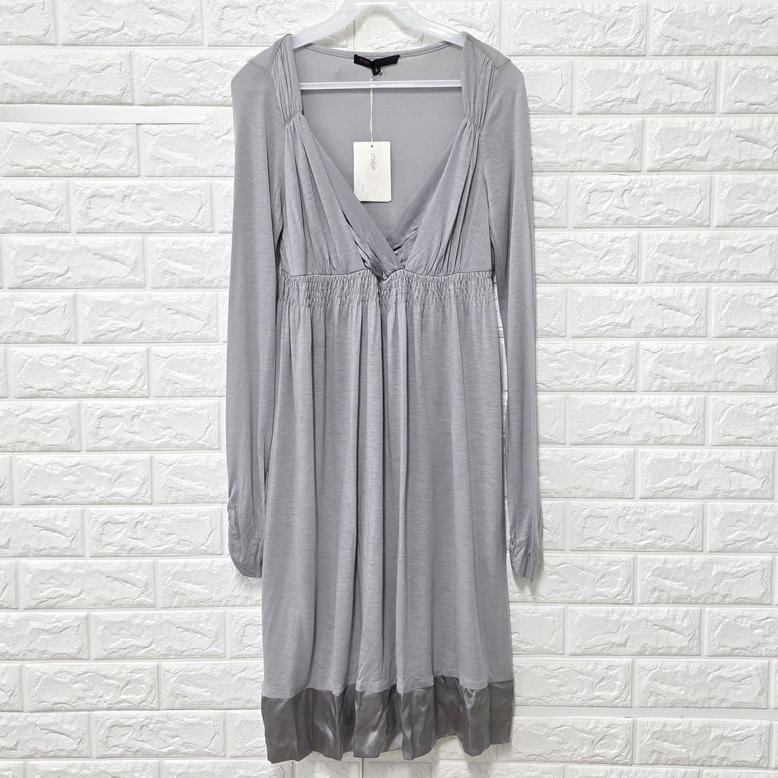 택포) 마쥬 그레이 롱 원피스 S 새상품 상품이미지1