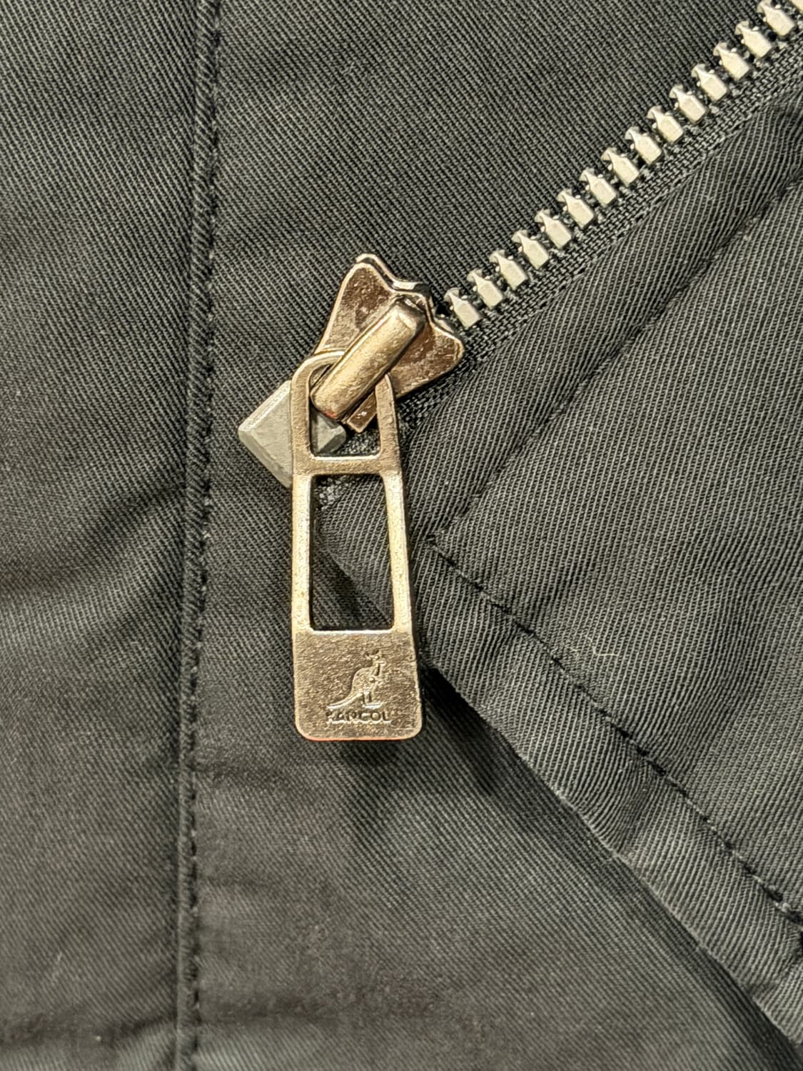 캉골 스트릿 누빔 점퍼 L 블랙 상품이미지5