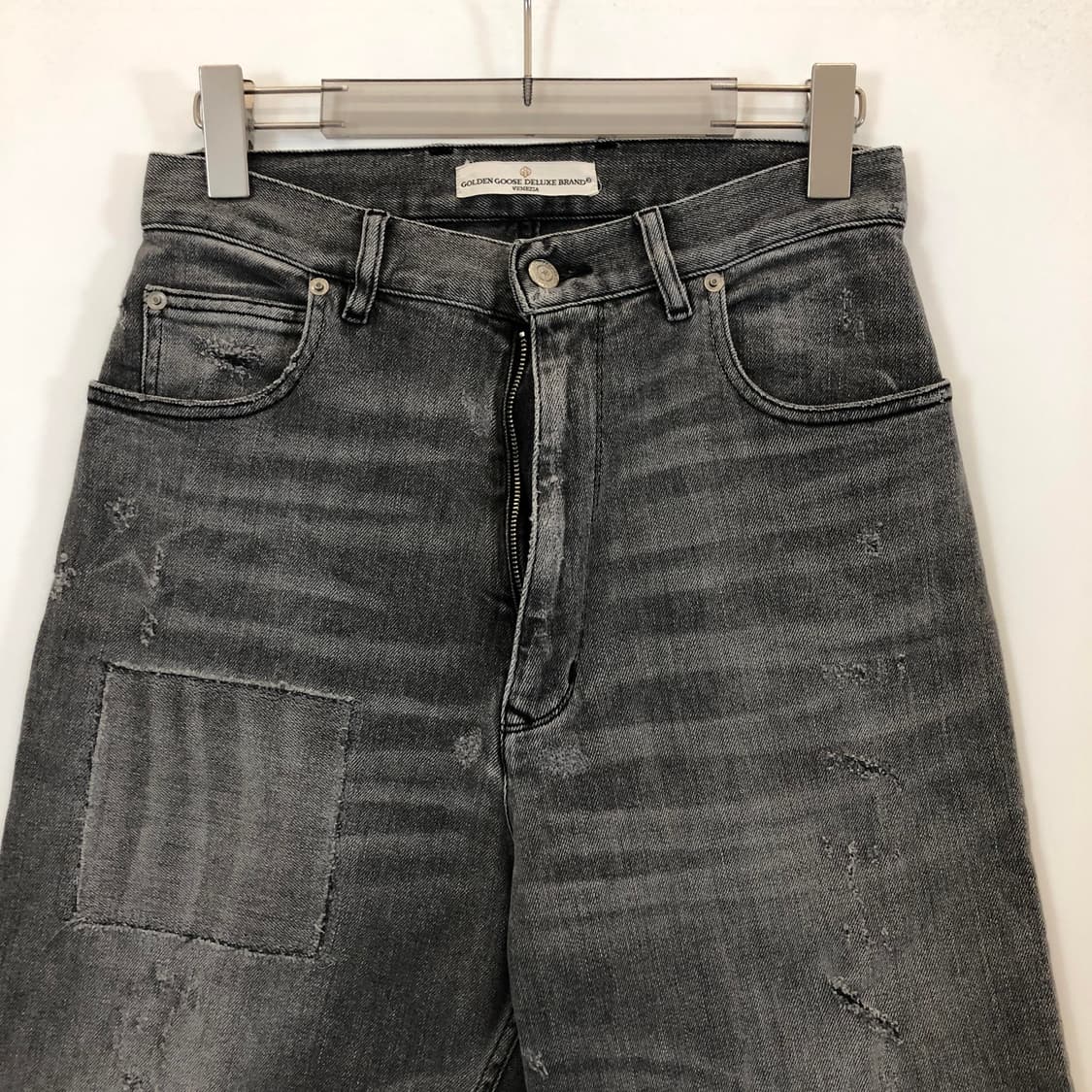 골든구스 JPN 하이라이즈 와이드데님진 25 인치 그레이 상품이미지2