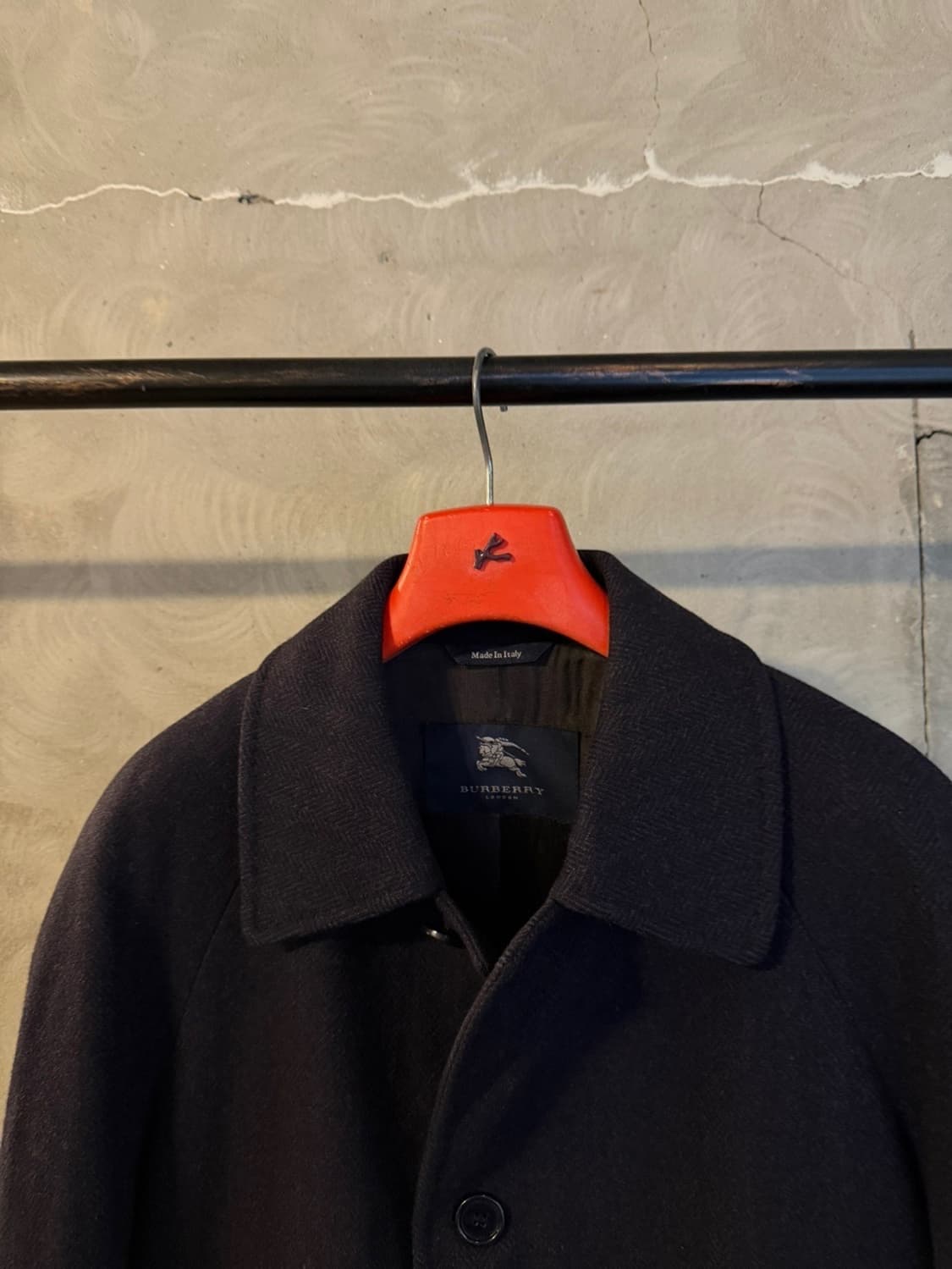 버버리 캐시미어 트위드 래글런 코트 105 상품이미지8