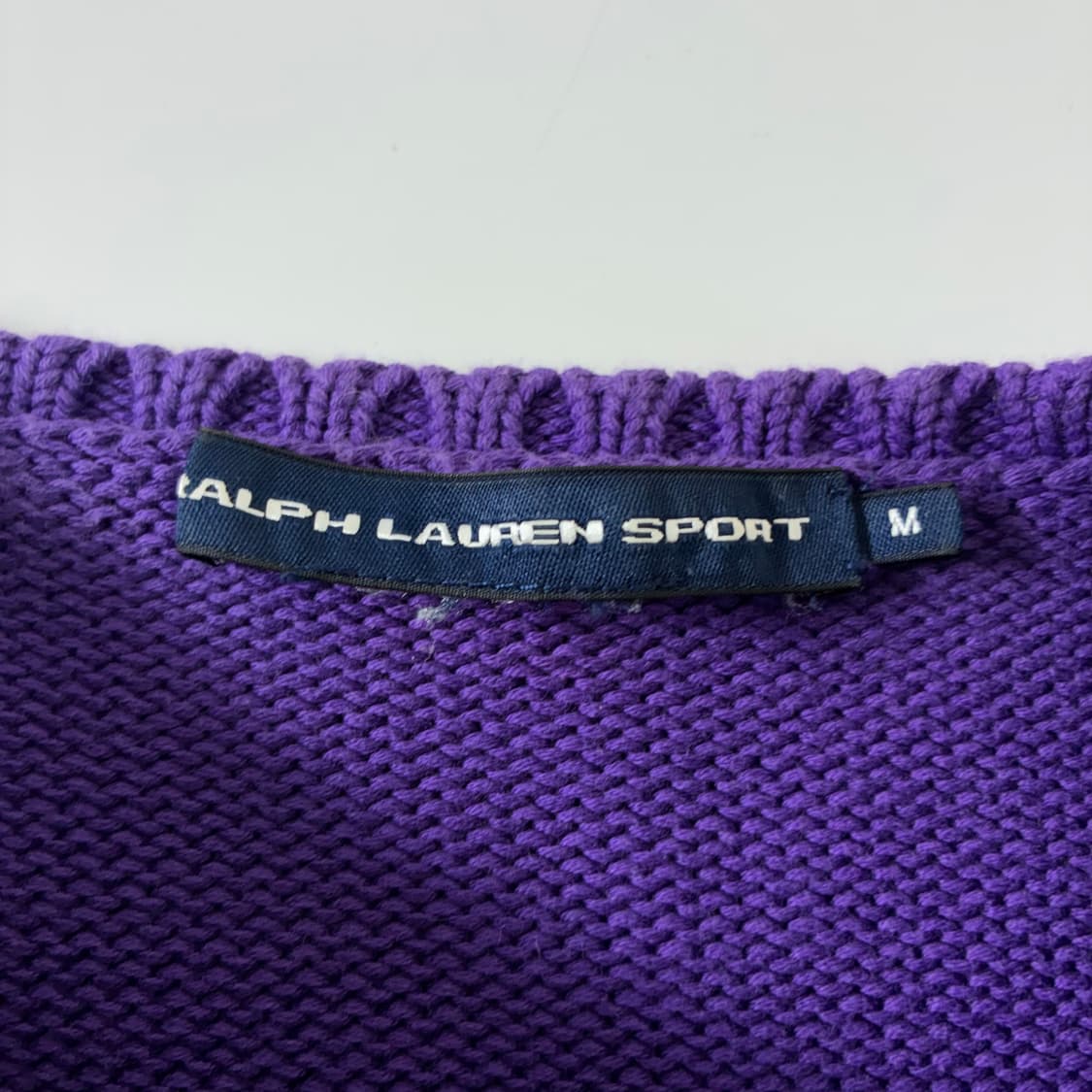Polo  랄프로렌 스포츠 퍼플 숄더버튼 니트  상품이미지4