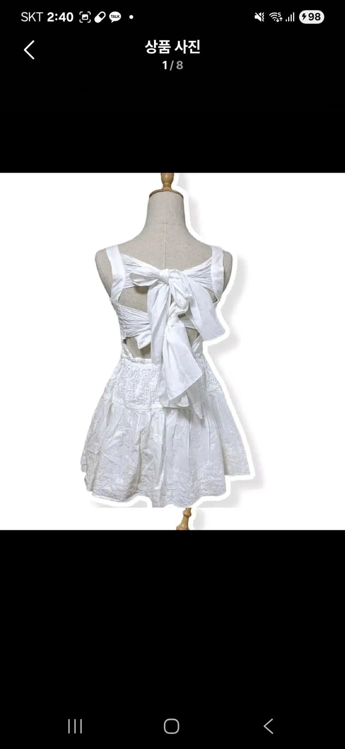 리즈리사 백리스 리본 원피스 상품이미지1