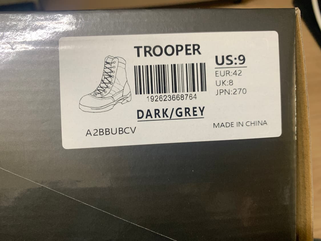 전술워커 등산 트레킹화 새상품 270 판매 합니다 상품이미지10