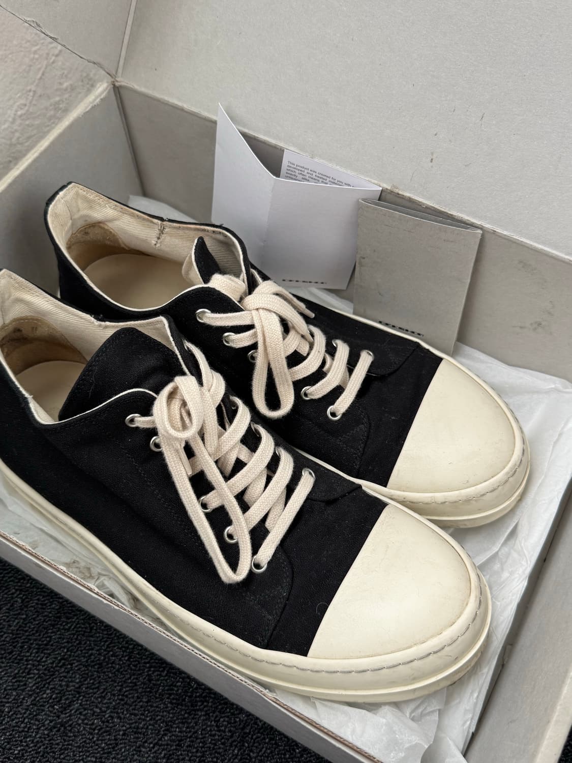 릭오웬스 컨버스 다크쉐도우라인 44사이즈 상품이미지1