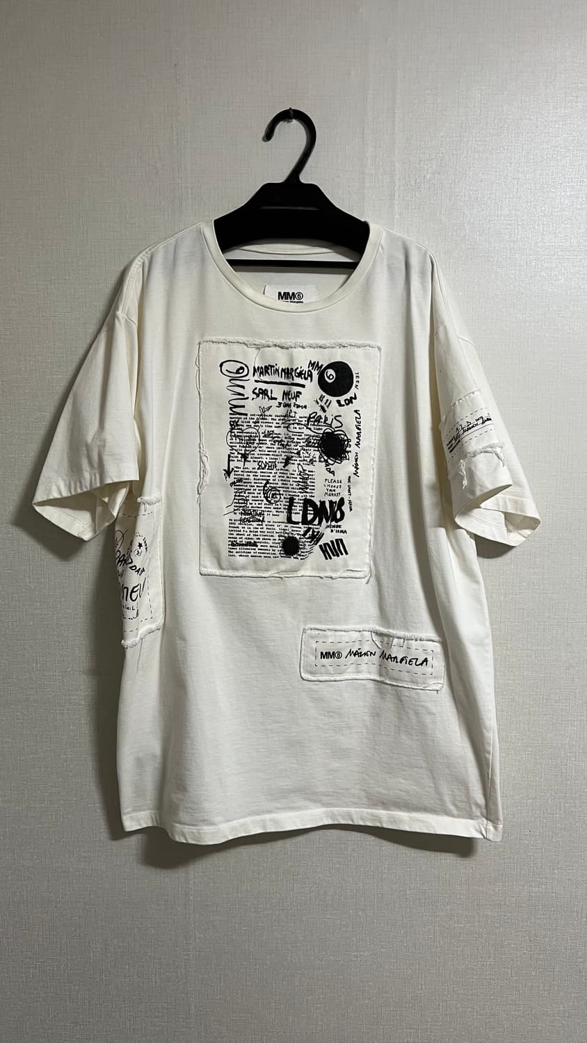 MM6 메종 마르지엘라 오버핏 반팔 티셔츠 상품이미지5