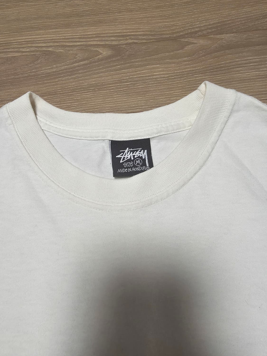 스투시 서프워크 피그먼트 다이드 티셔츠 내츄럴 m 상품이미지4