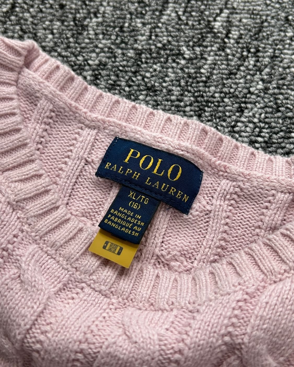 폴로 랄프로렌 핑크 케이블 니트 상품이미지7