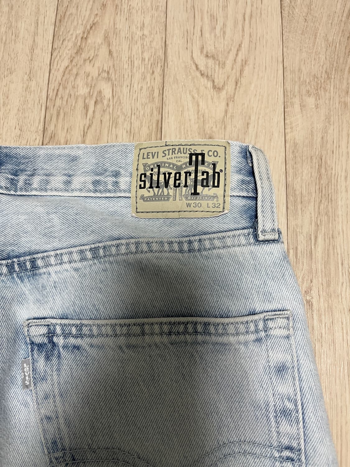 리바이스 실버탭 루즈 연청 W30 L32 상품이미지5