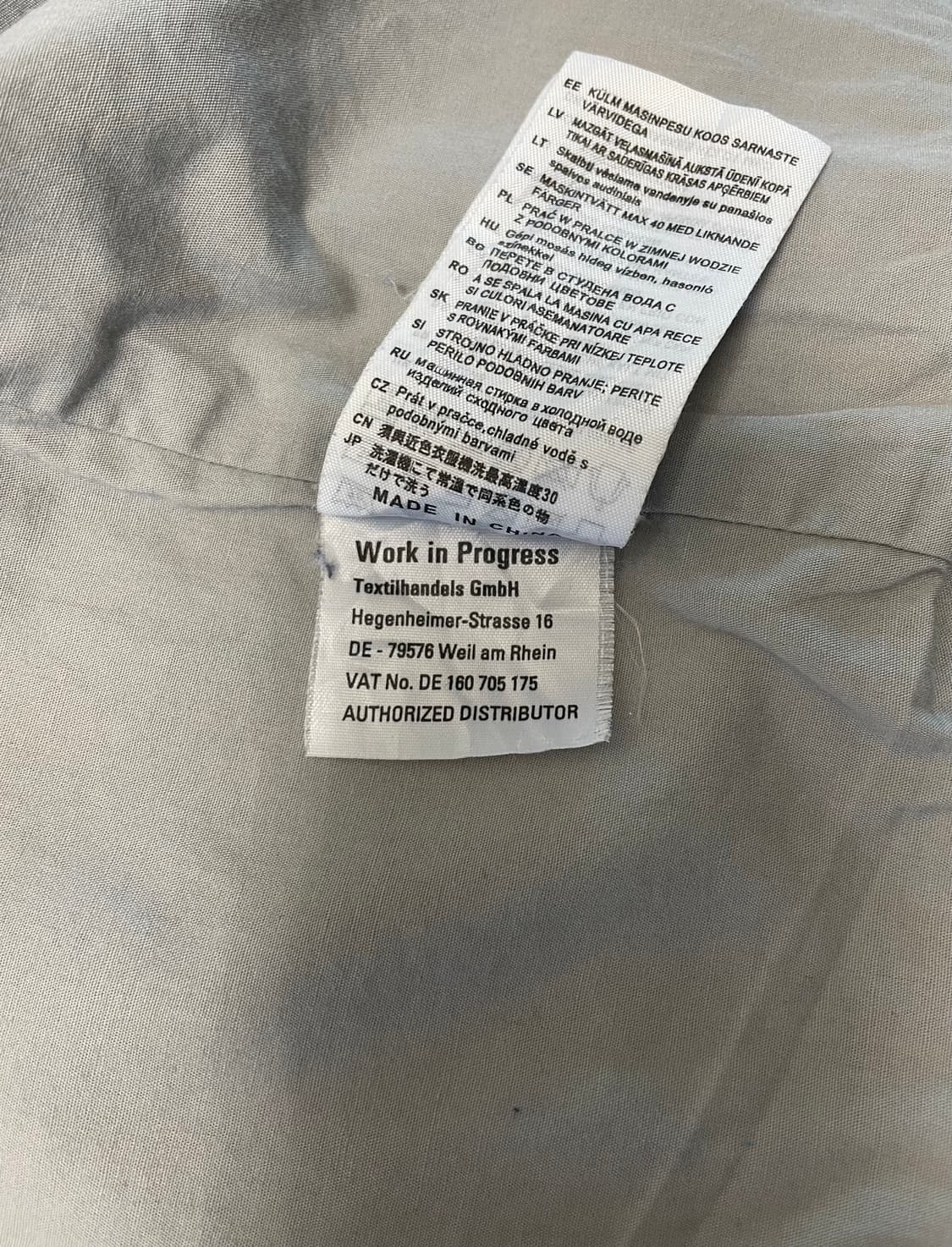 칼하트 테리 자켓 스모크 블루컬러 사이즈 XL 상품이미지7