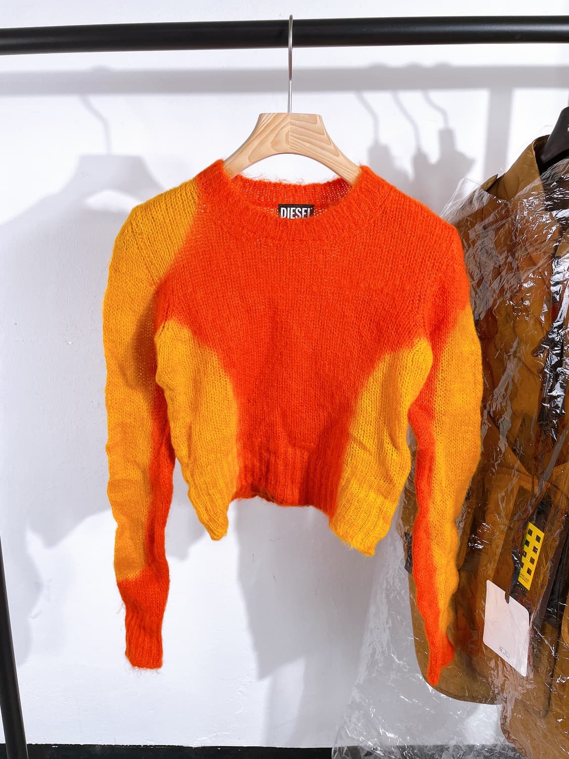 (상품/새상품) 디젤 여성 투톤 모헤어 니트 상품이미지1