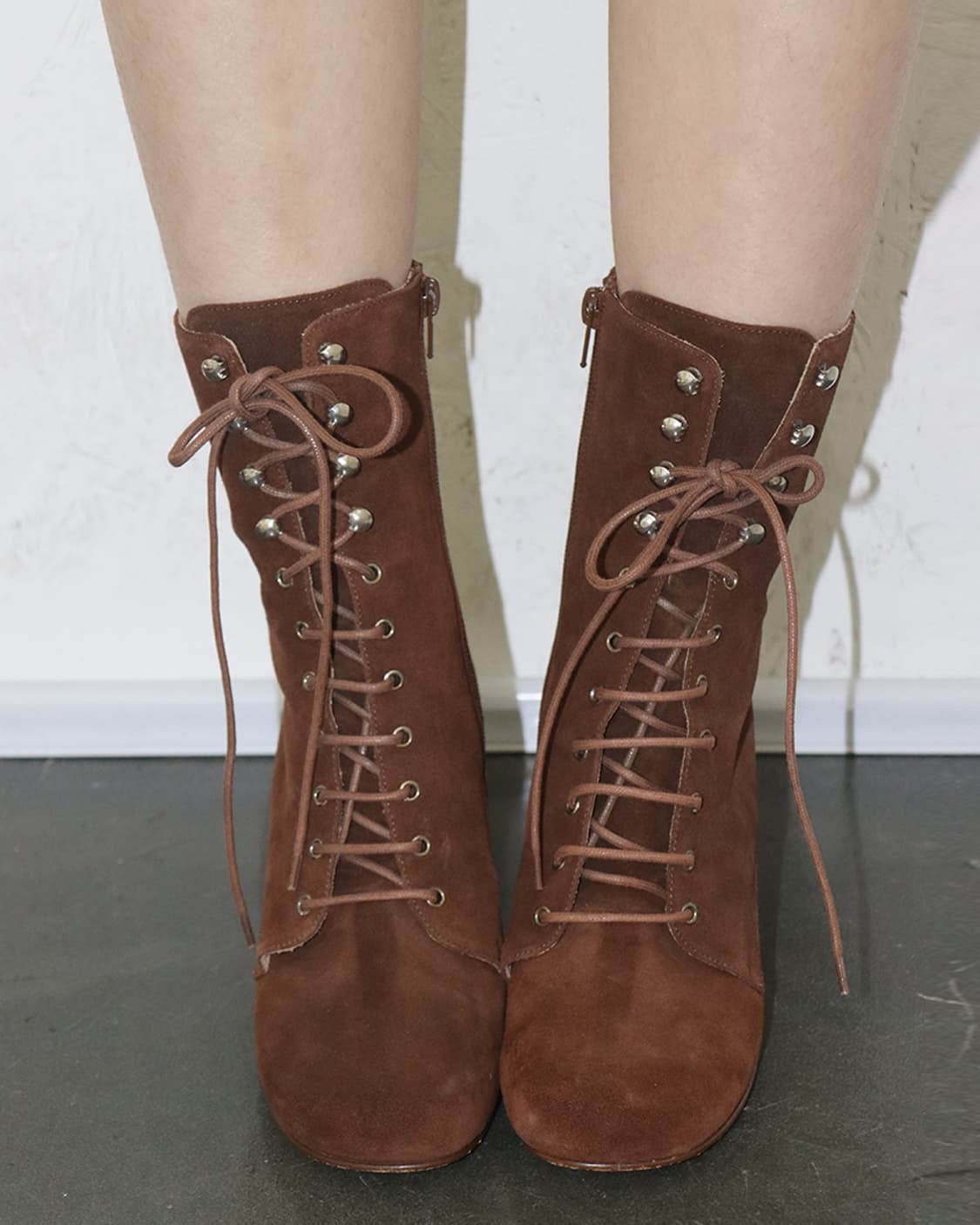 마리암 나시르 자데 스웨이드 레이스업 앵클부츠 상품이미지2