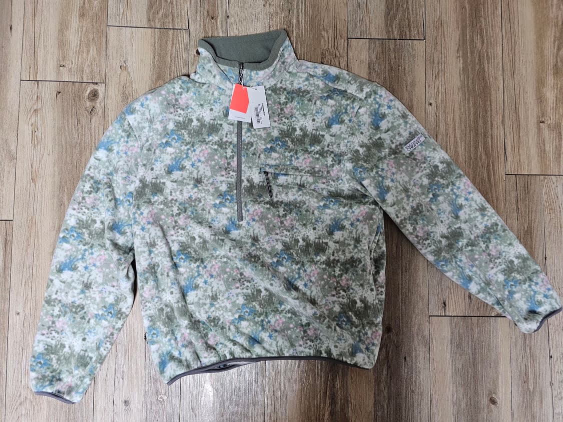 디스이즈네버댓 플리스 풀오버 플로럴 아이보리 XL 새상품 상품이미지2