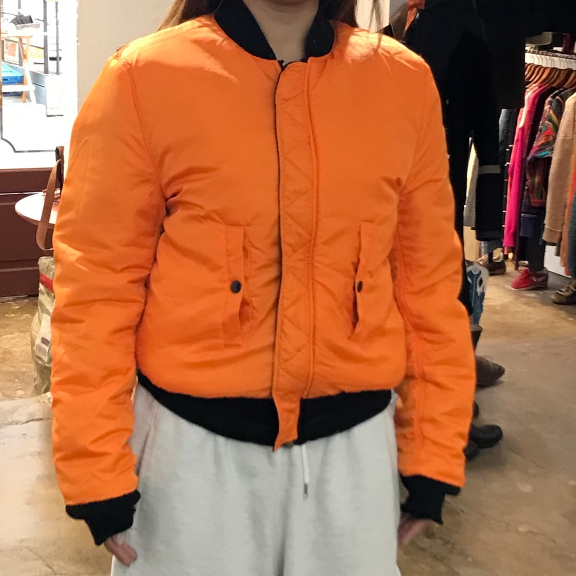 알파인더스트리 블랙 MA1 항공 점퍼 남성 97 여성 55 66 사이즈 상품이미지7