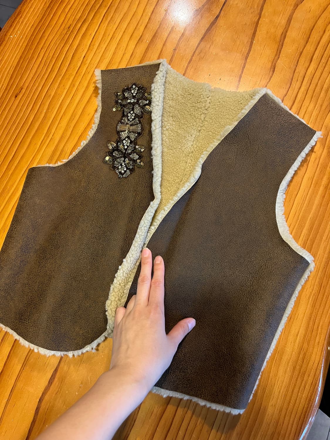 인조 무스탕 베스트 상품이미지3