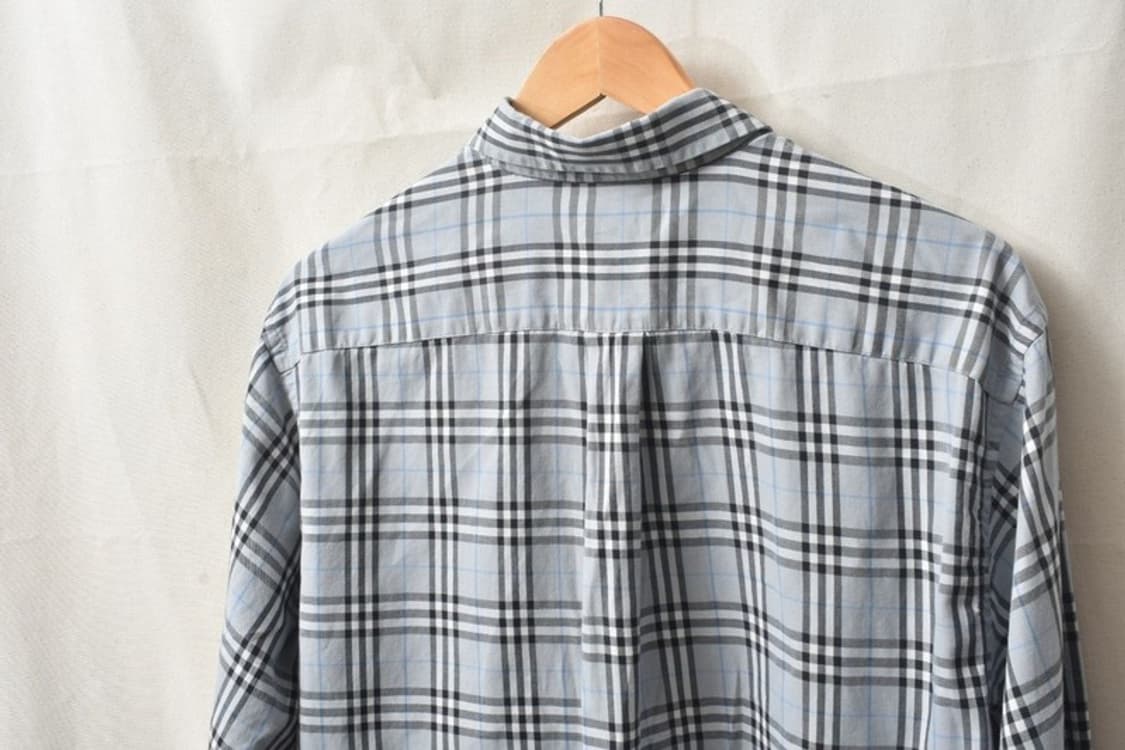 90S 버버리 노바체크 셔츠 L M0100 상품이미지3